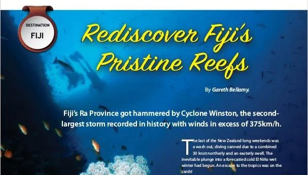 Rediscover Fiji’s Pristine Reefs – Dive New Zealand magazine