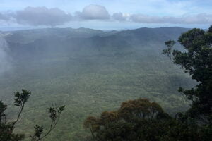 The view from the top of Tomanivi, Fiji’s highest peak (Photograph by Hannah Sheinberg)