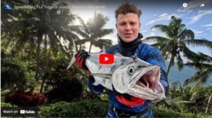 Spearfishing FIJI Tropical Islands (Spanish Mackerel)